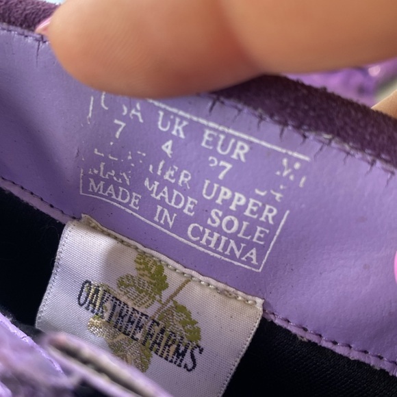 💜🦄-Oak Tree Farms western fringe boots-🦄💜 - Picture 9 of 11